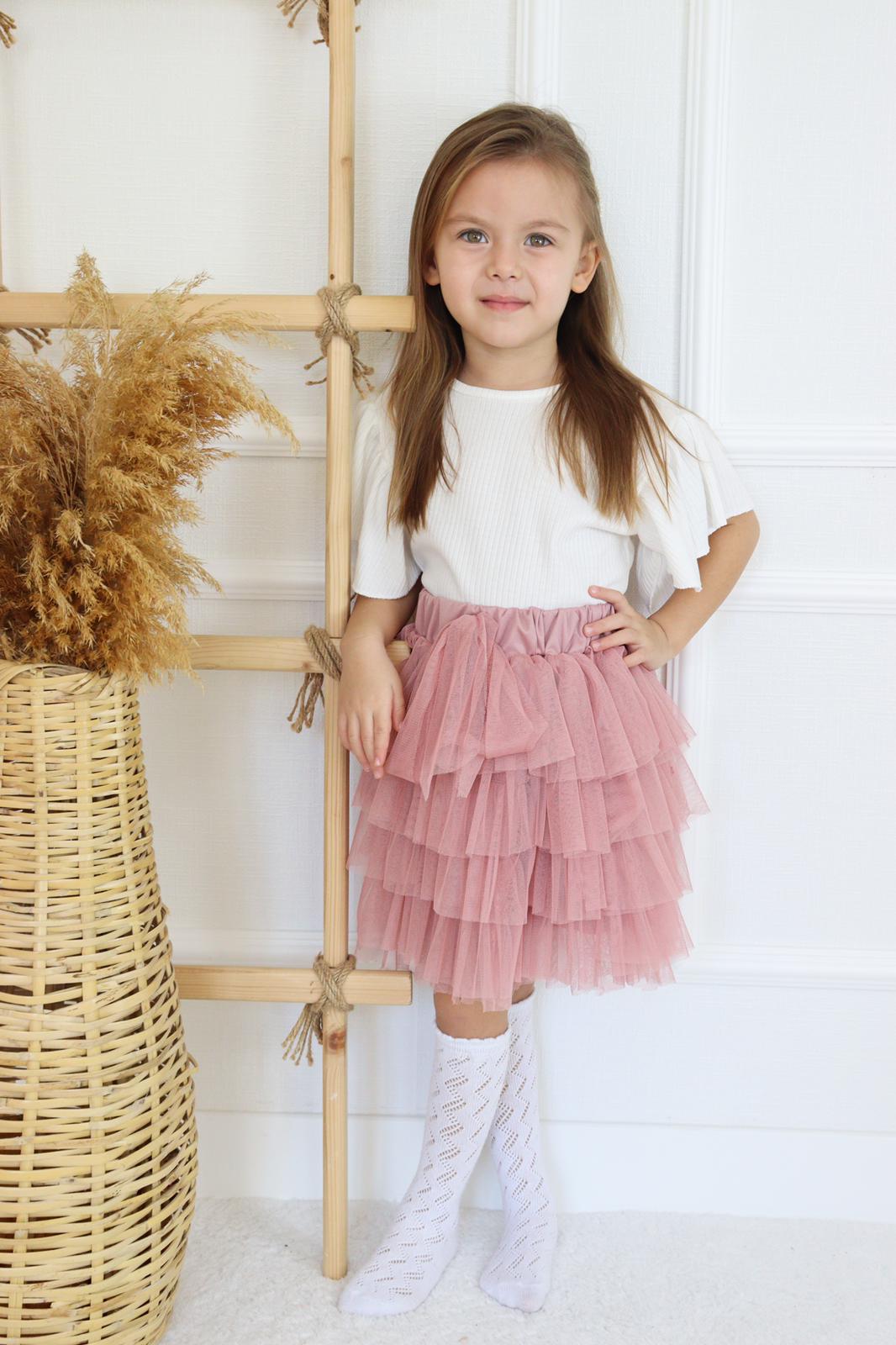 Kız Çocuk Kat Kat Detay Kombin