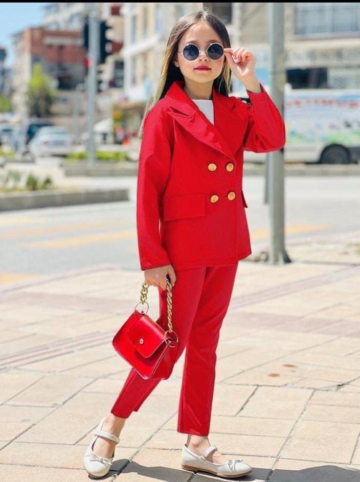 Kız Çocuk Ceket Pantalon Kombin