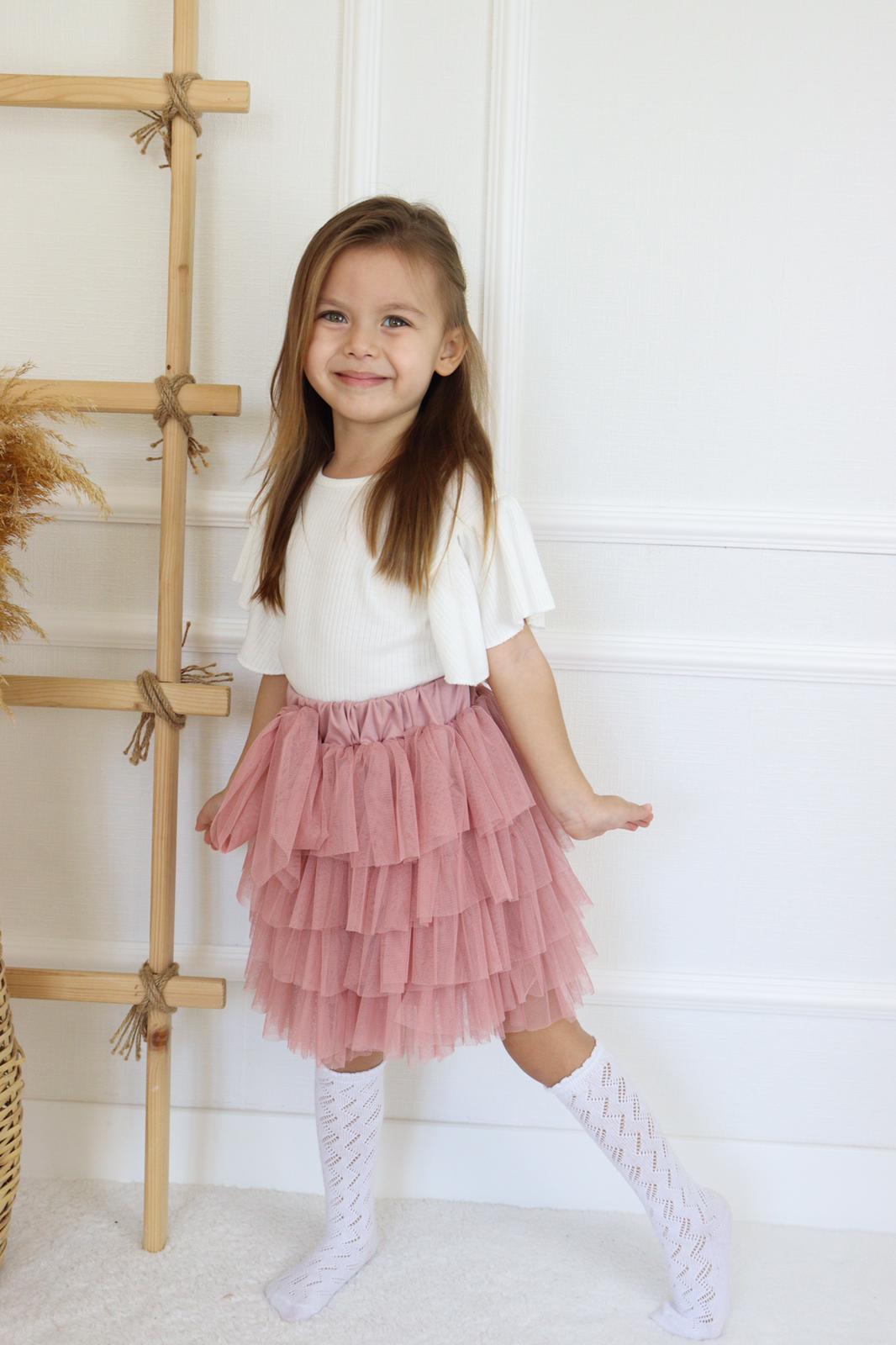 Kız Çocuk Kat Kat Detay Kombin