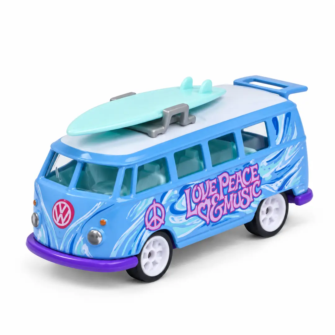 Volkswagen T1 Sörf Minibüsü – Mavi / Mor