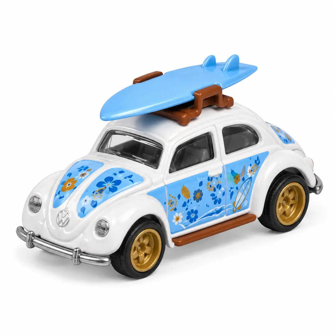 Volkswagen Beetle Sörf Arabası – Beyaz / Mavi