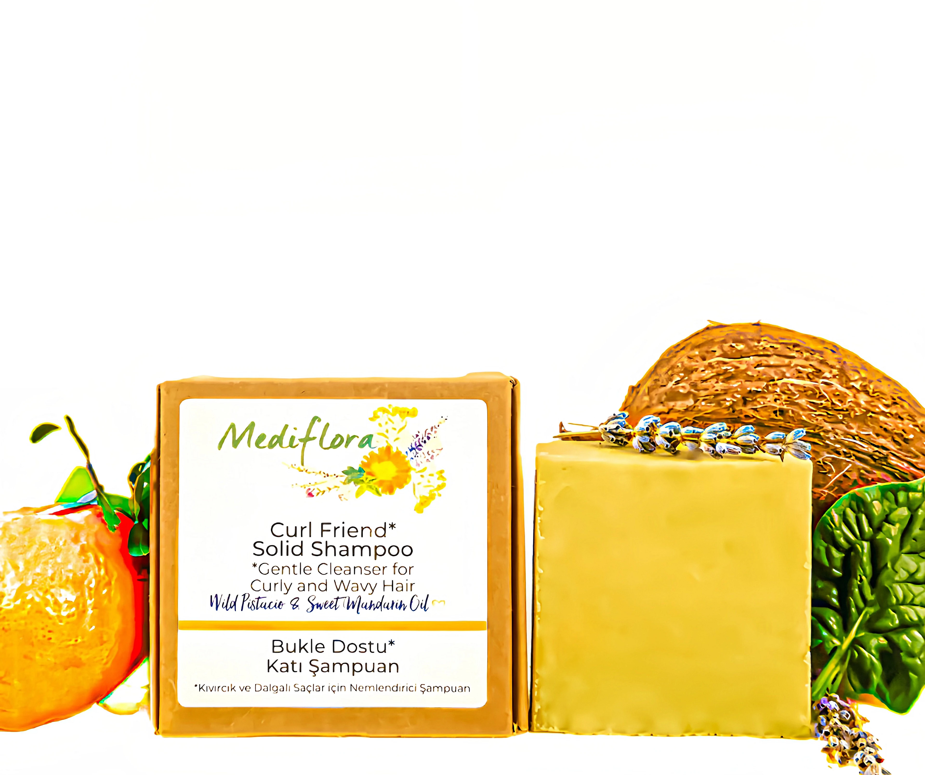 Bukle Dostu* Kıvırcık ve Dalgalı Saçlar için Nemlendirici Katı Şampuan- 110 GR