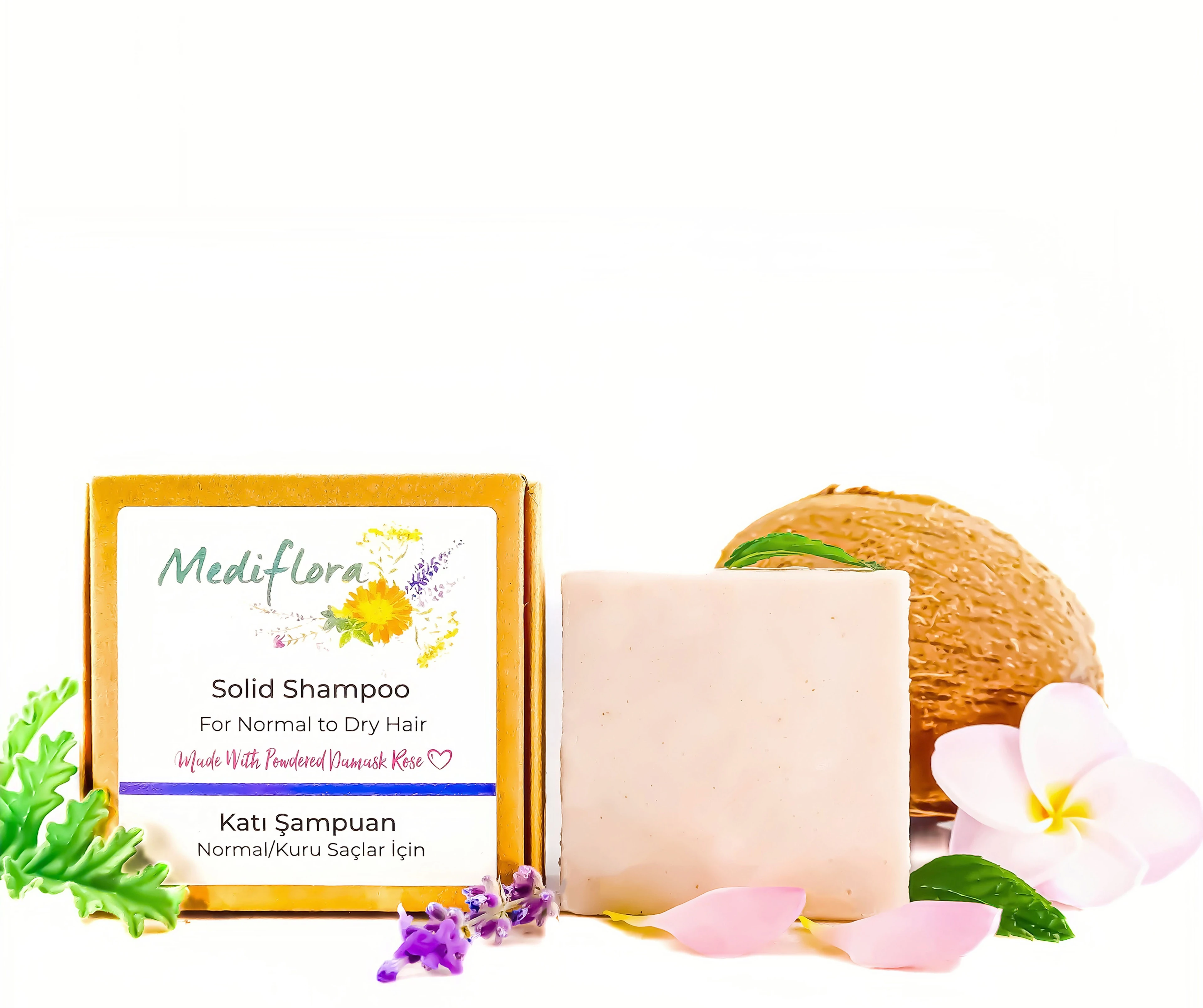 Normal/Kuru Saçlar İçin Katı Şampuan - 110 GR