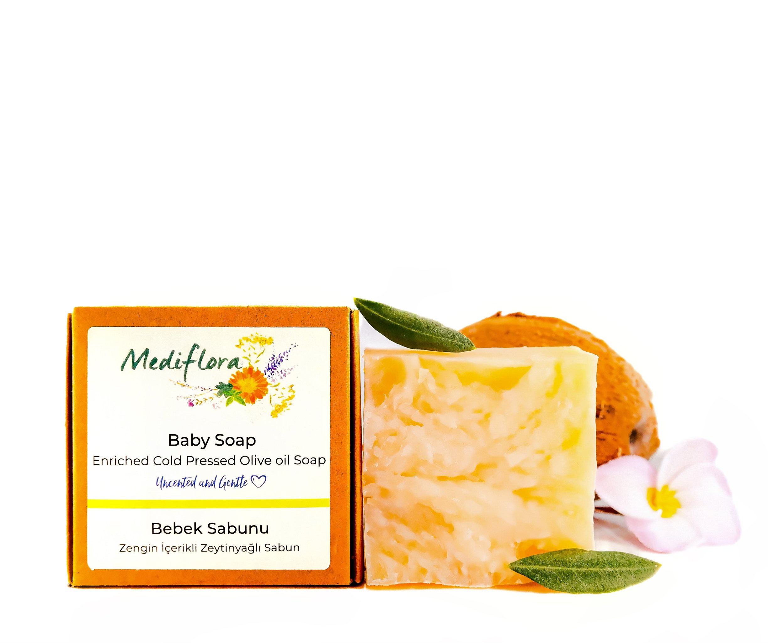 Baby Soap - Enriched Cold Pressed Olive Oil Soap