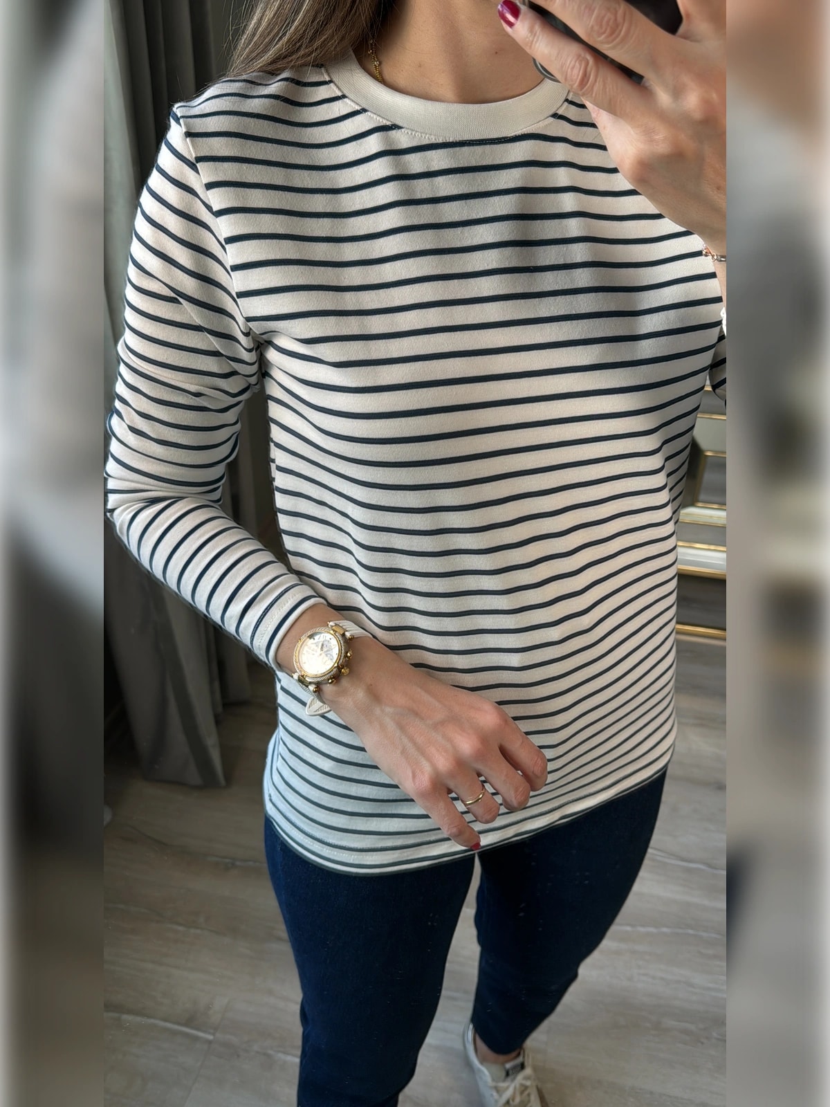 Çizgili Basic Tişört