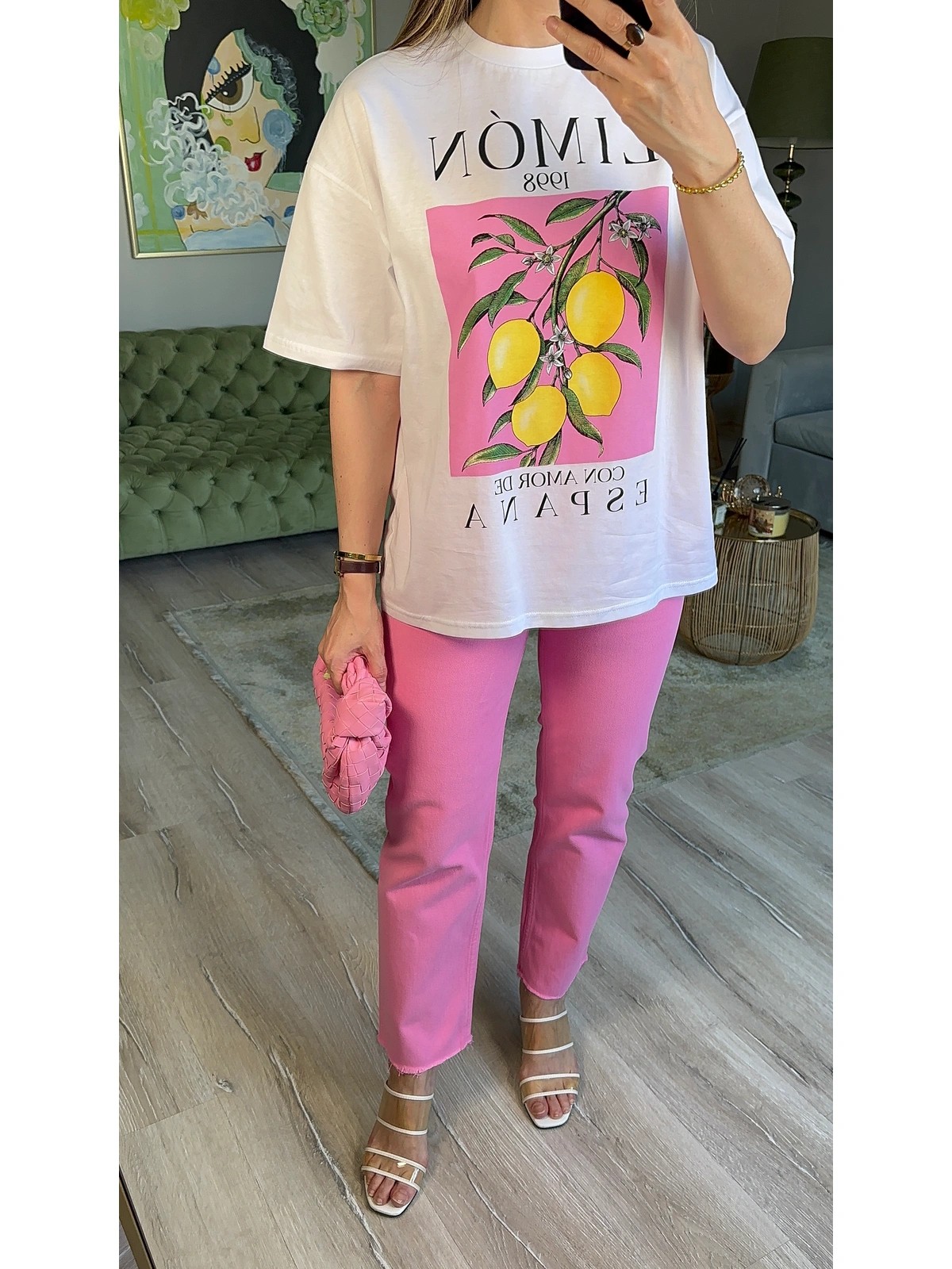 Straight Fit Jean - Pembe