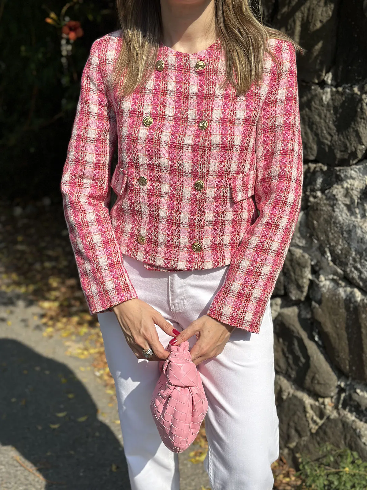 Gold Düğmeli Tüvit Ceket