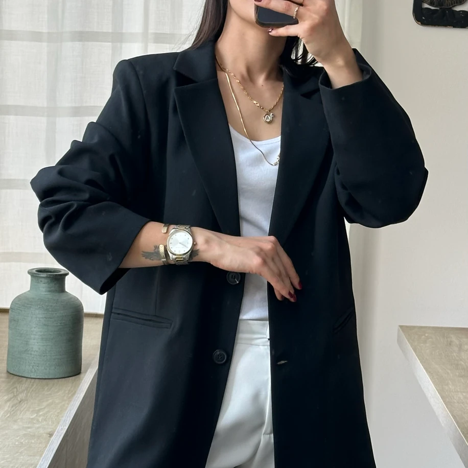 Siyah Blazer Ceket