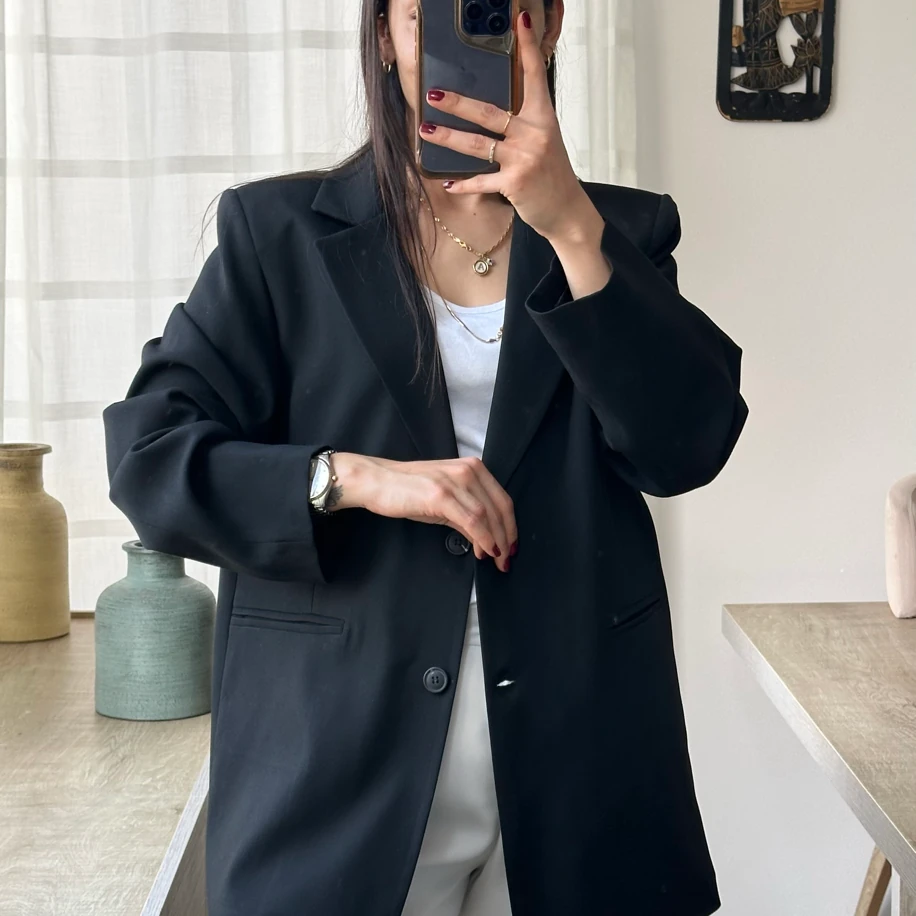 Siyah Blazer Ceket