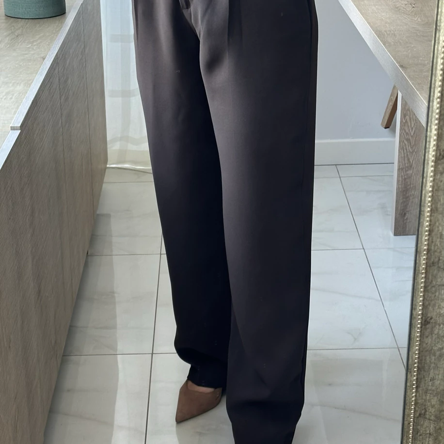 Kahverengi Palazzo Pantolon