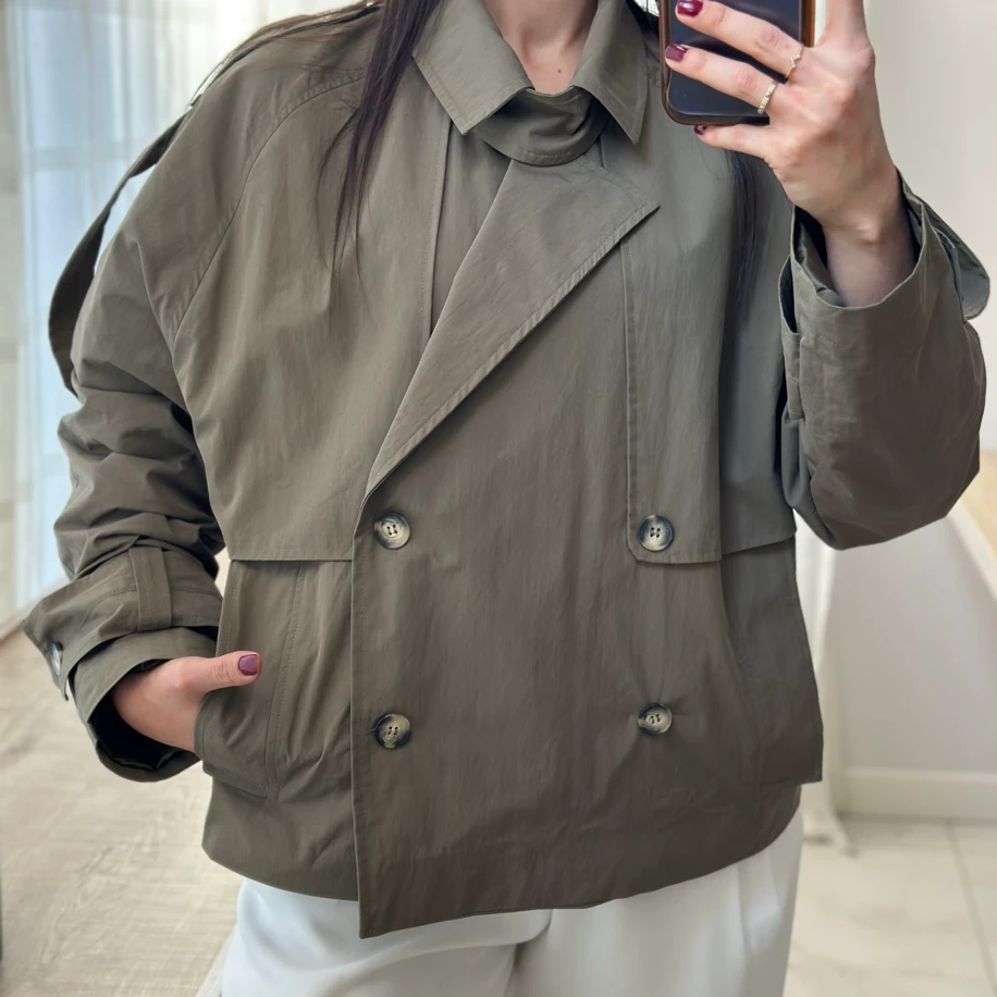 Haki Premium Trençkot