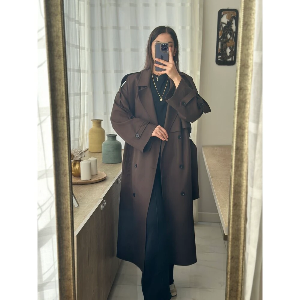 Kahverengi Trençkot