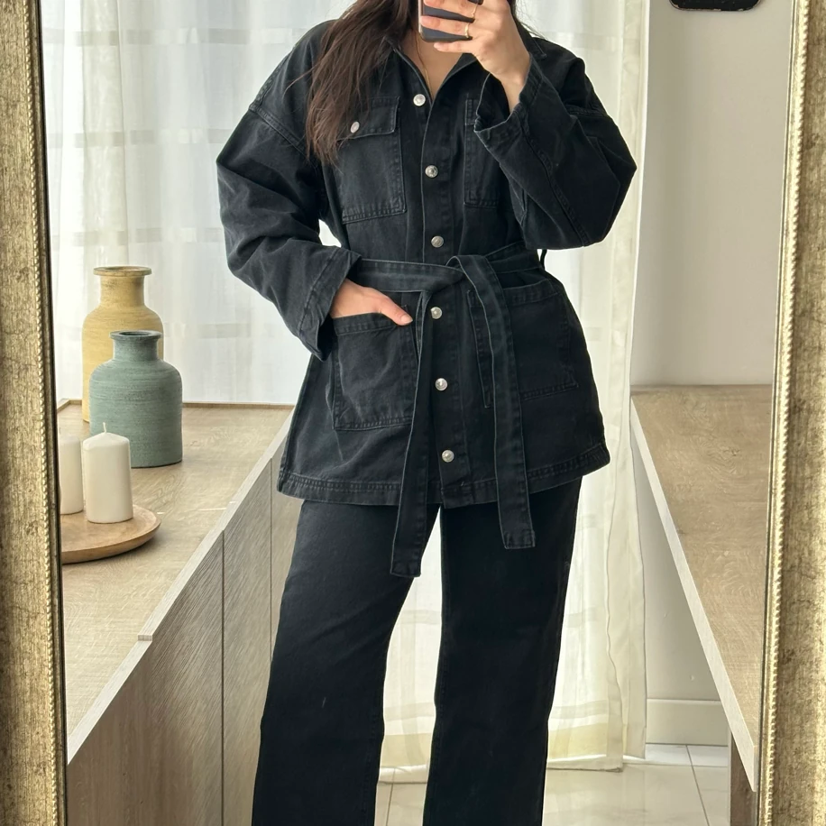 Füme Denim Pantolon