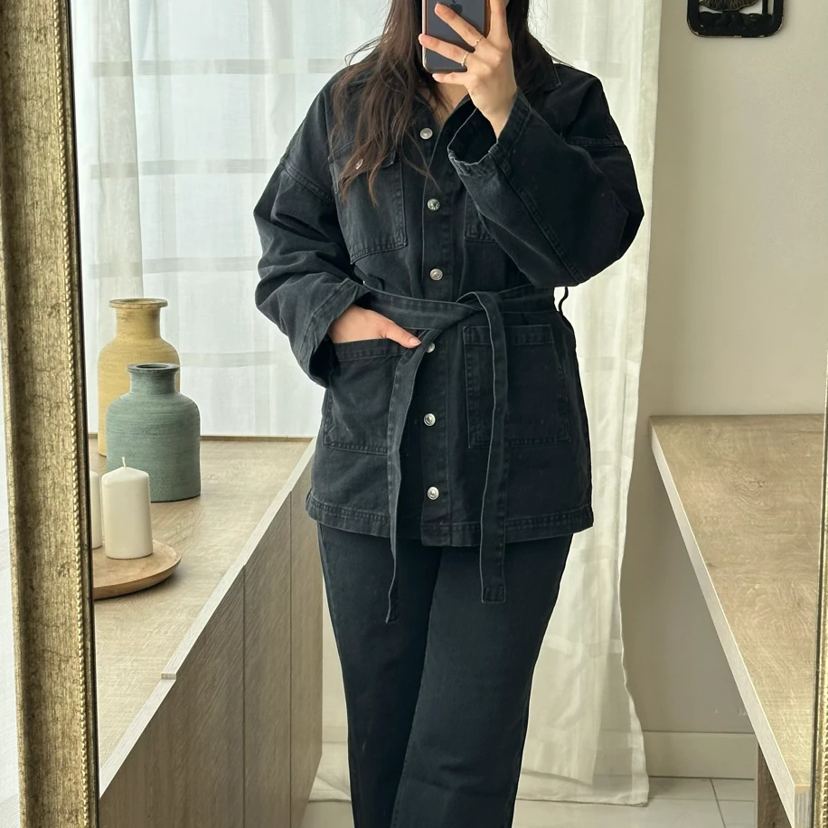 Füme Denim Pantolon