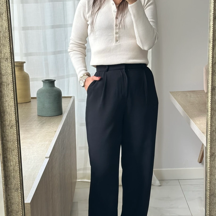 Siyah Palazzo Pantolon