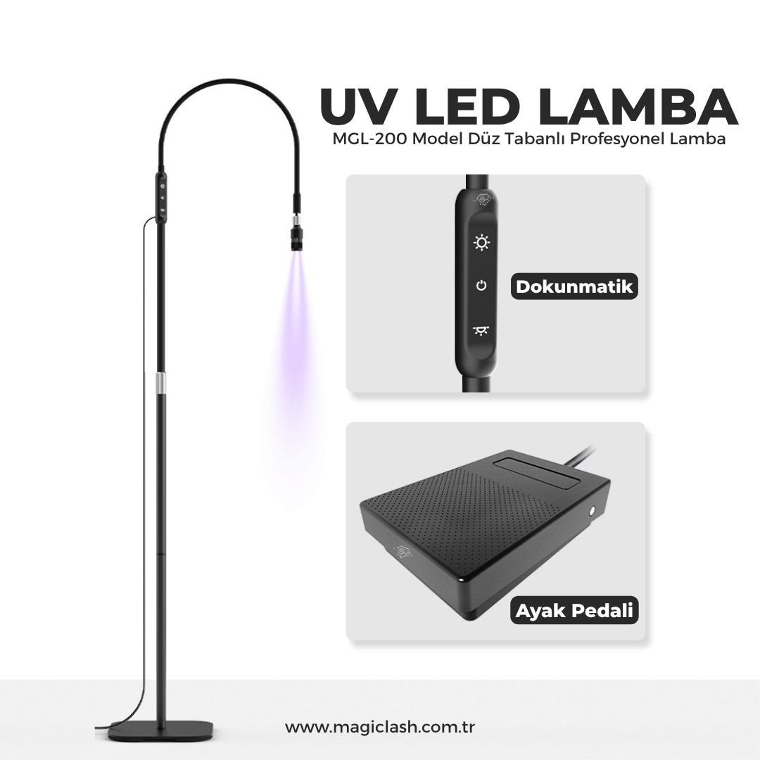  MGL-200 Model Düz Taban UV Yapıştırıcı İçin Profesyonel Led Lamba 