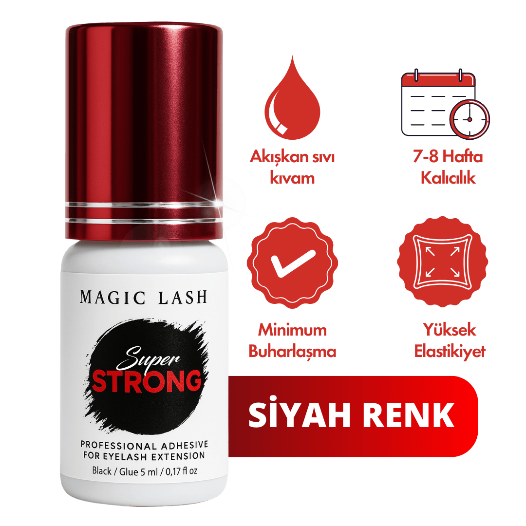 Super Strong 5ml 2-3 Saniye İpek Kirpik Yapıştırıcı