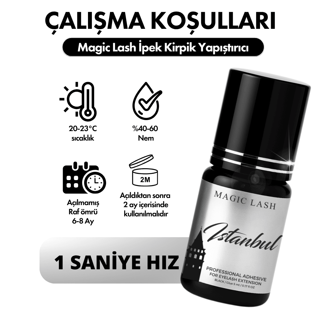 İstanbul 5ml 1 saniye İpek Kirpik Yapıştırıcı