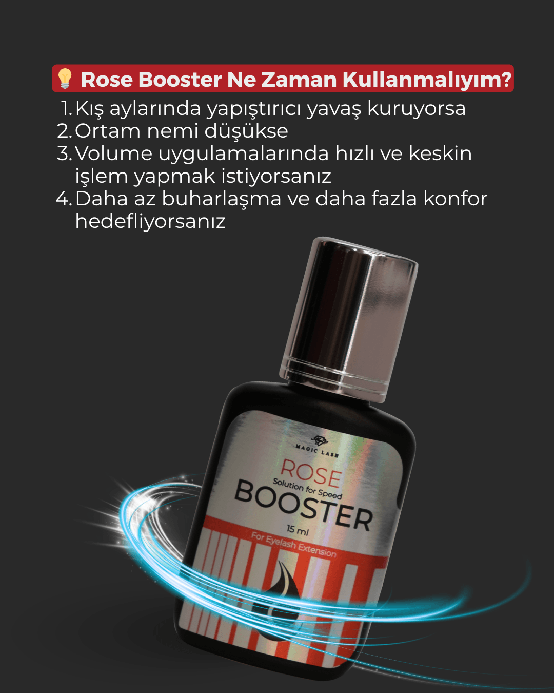 Rose Booster Yapıştırıcı Hızlandırıcı 15ml