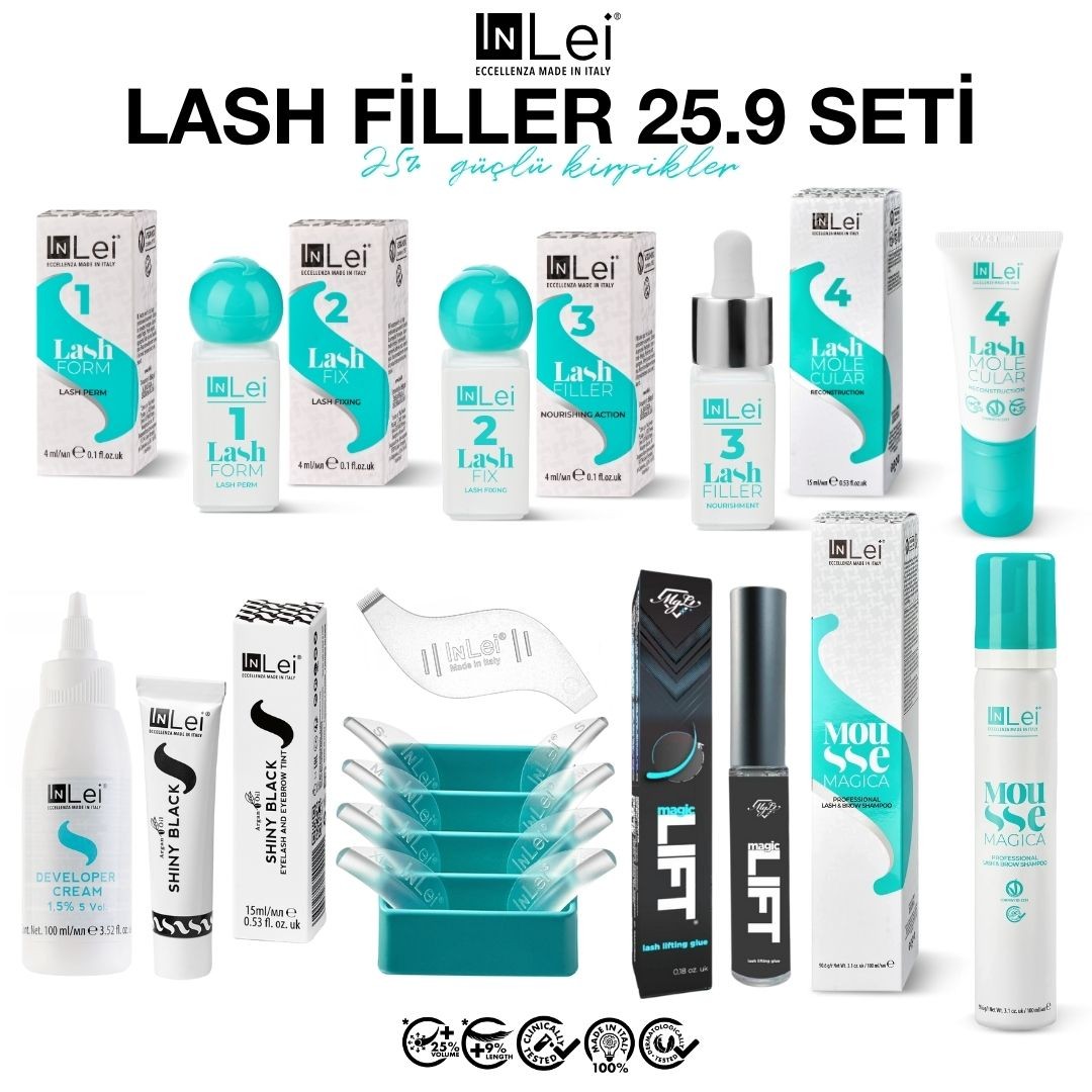 LASH FİLLER Kit 25.9 Kirpik Lifting Besleyici Profesyonel Set