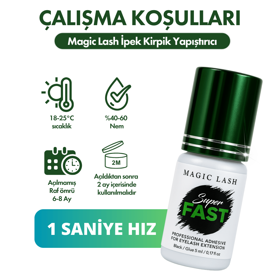 Super Fast 5ml 1 Saniye İpek Kirpik Yapıştırıcı