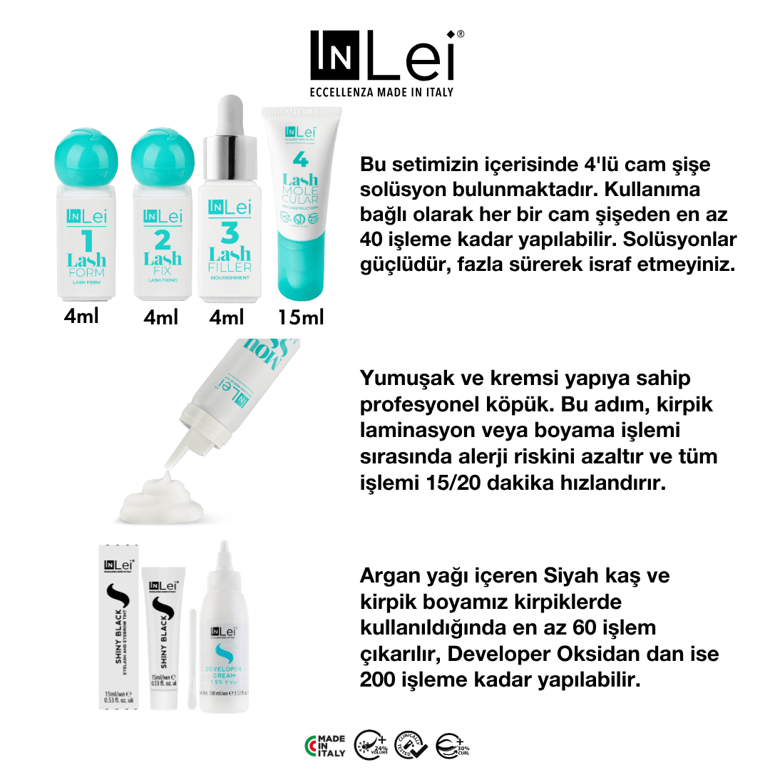 LASH FILLER Kit 25.9 Kirpik Lifting Besleyici Profesyonel Set
