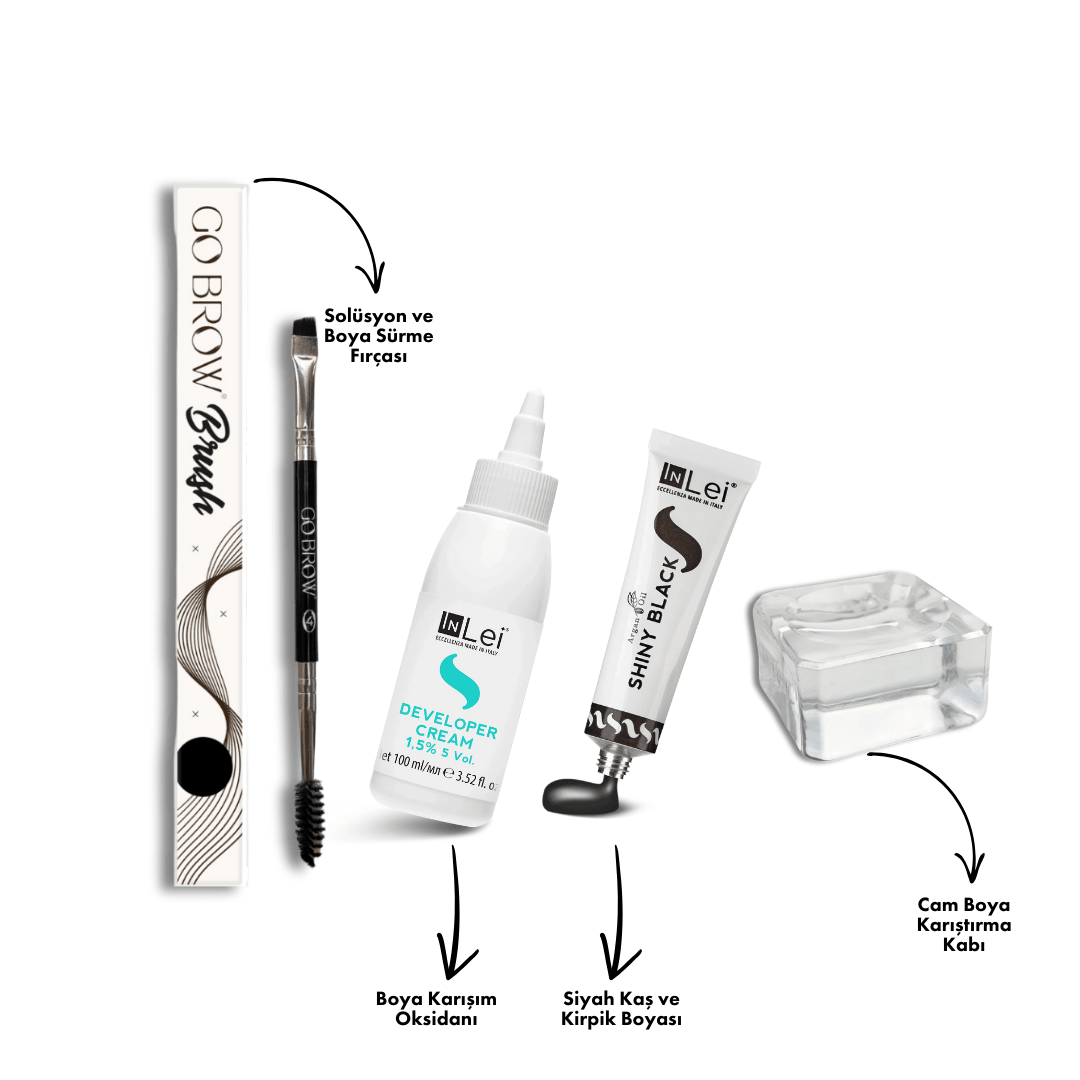 Profesyonel Kaş & Kirpik Boyama Seti – Go Brow® & InLei®