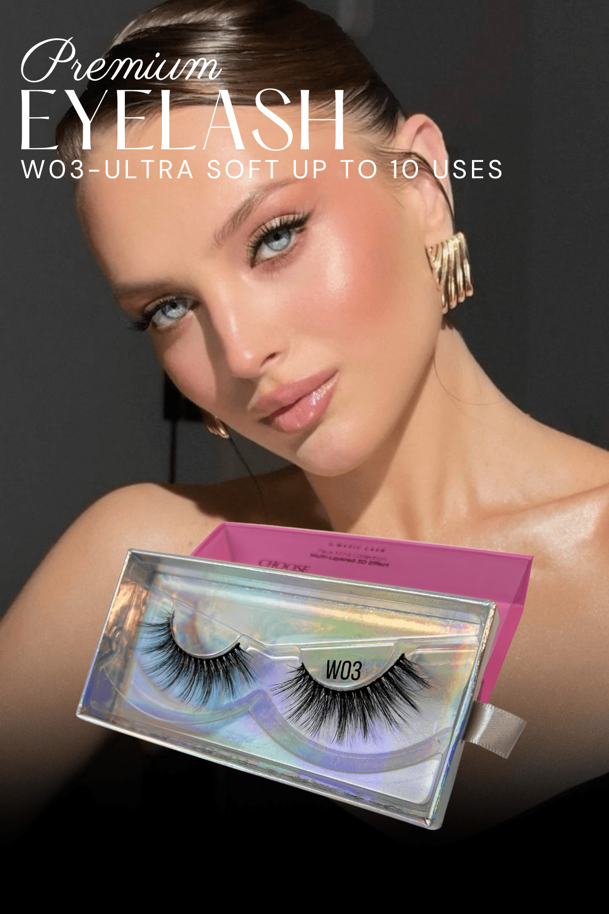 W03 Ultra Yumuşak Premium Takma Vizon Kirpik