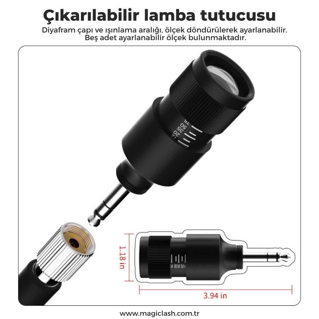  MGL-200 Model Düz Taban UV Yapıştırıcı İçin Profesyonel Led Lamba 