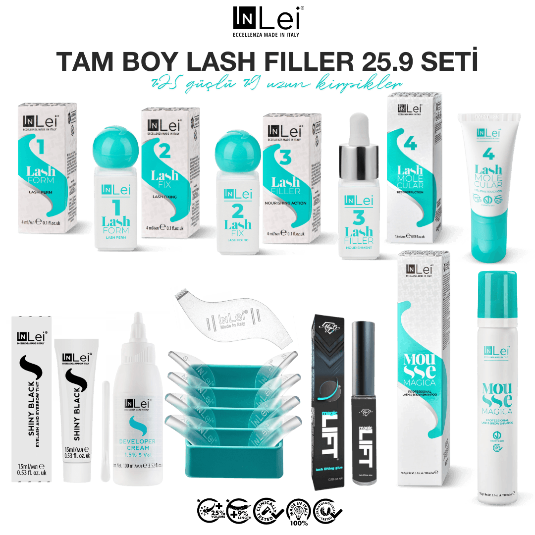 LASH FILLER Kit 25.9 Kirpik Lifting Besleyici Profesyonel Set