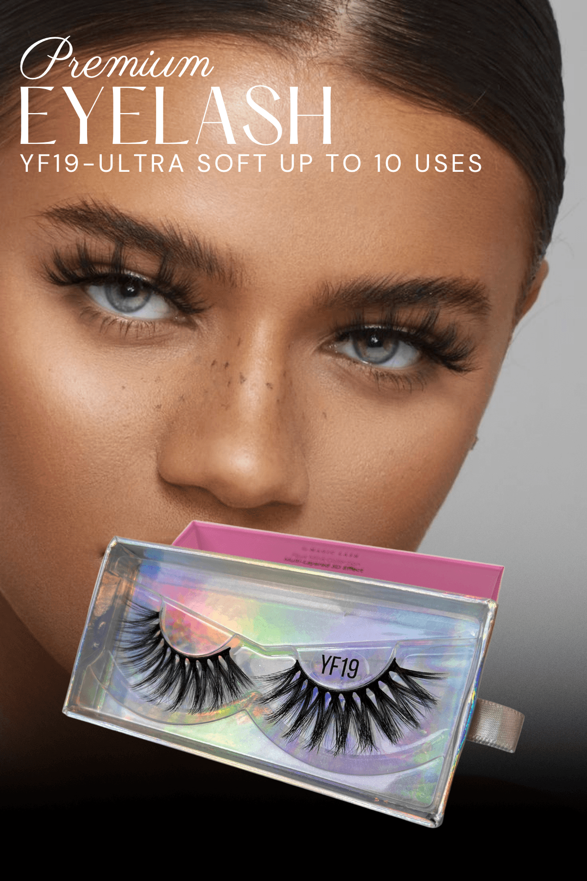 YF19 Ultra Yumuşak Premium Takma Vizon Kirpik
