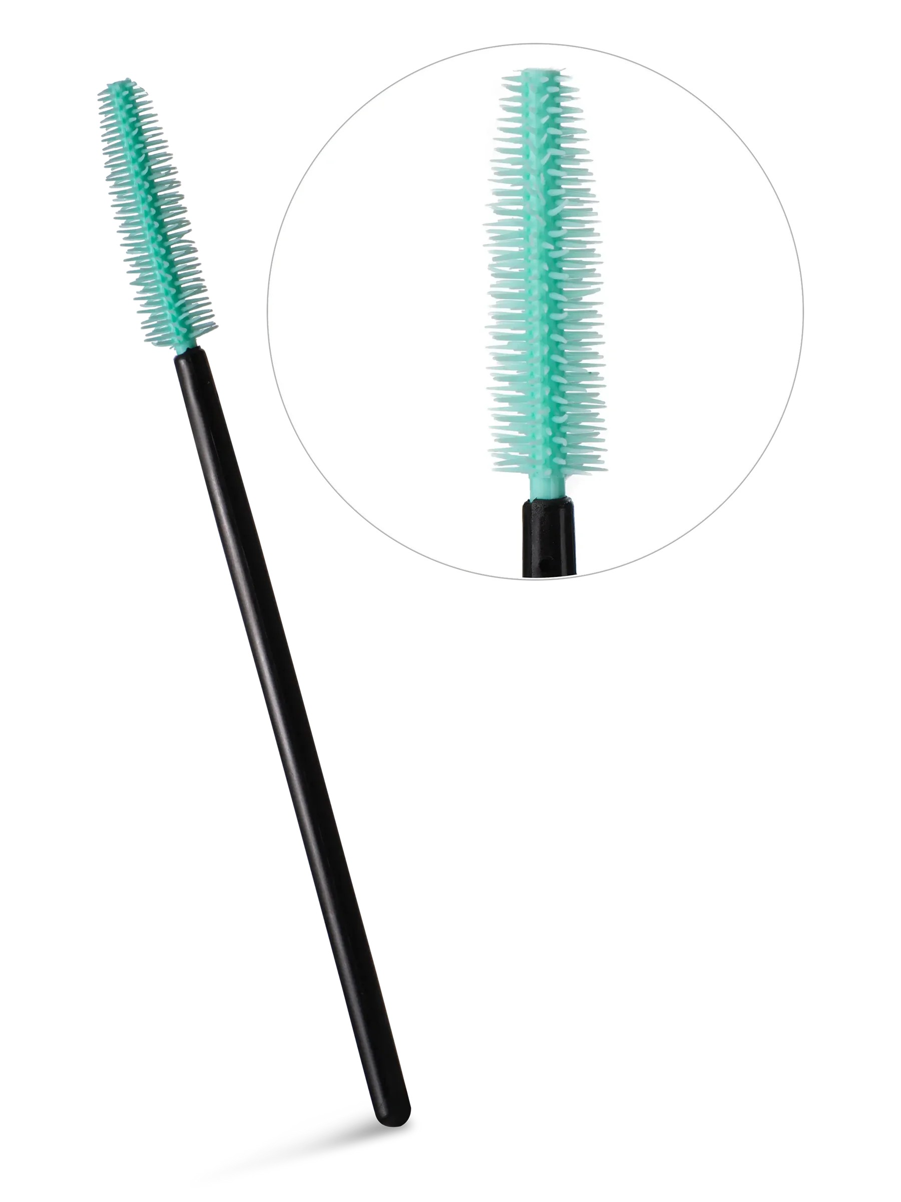 Silikon Uçlu Kirpik & Kaş Fırçası 10'lu Paket