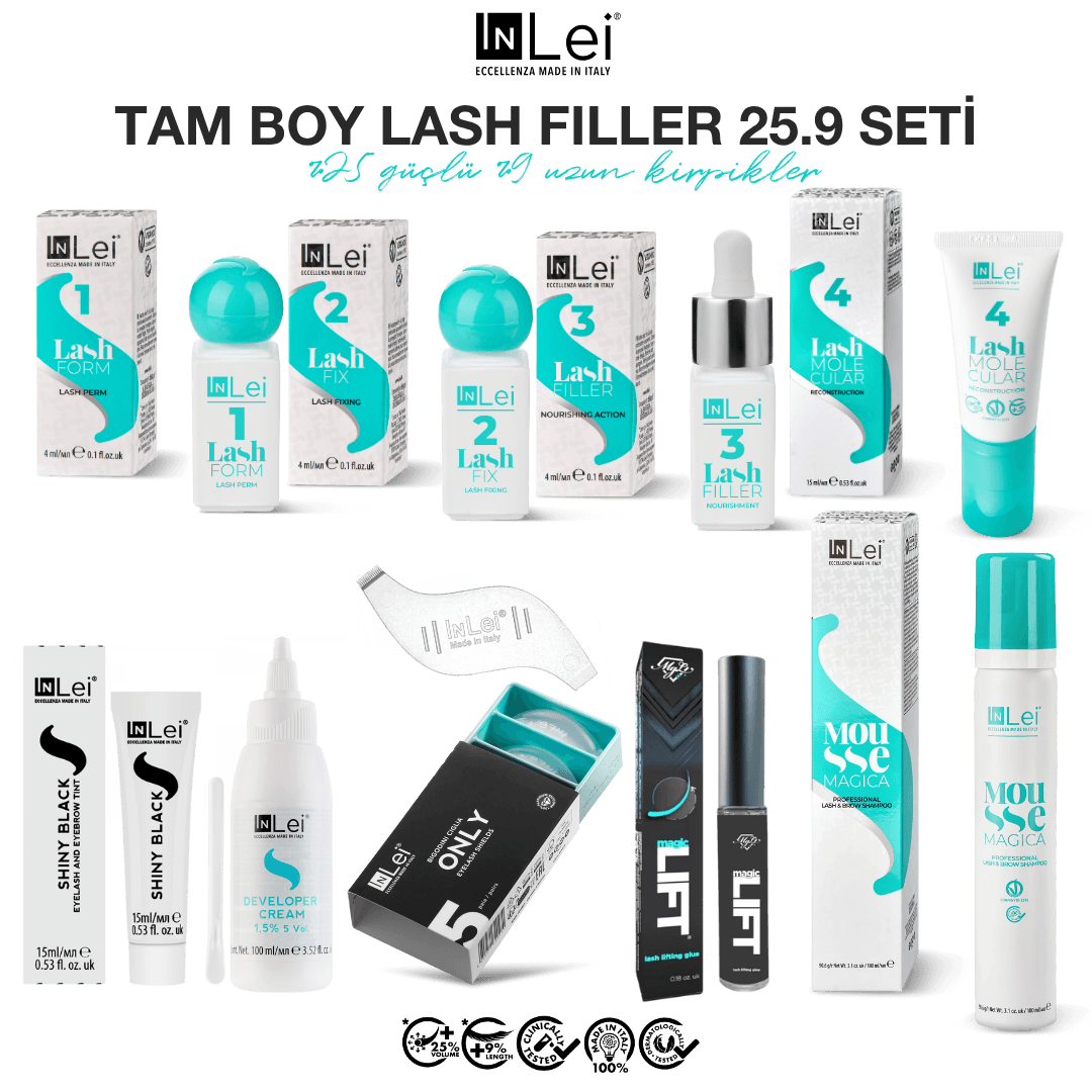 LASH FILLER Kit 25.9 Kirpik Lifting Besleyici Profesyonel Set