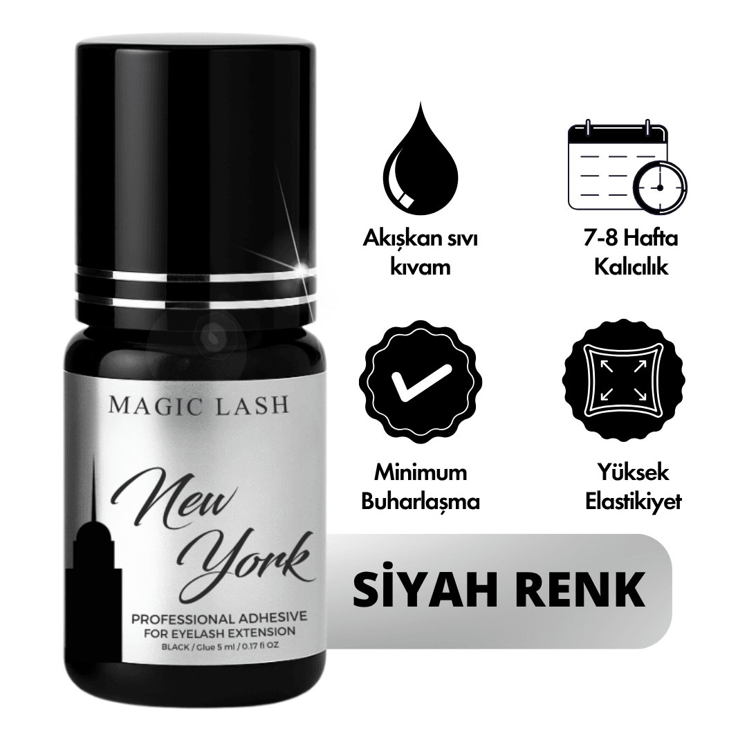 New York 5ml 0,5 saniye İpek Kirpik Yapıştırıcı