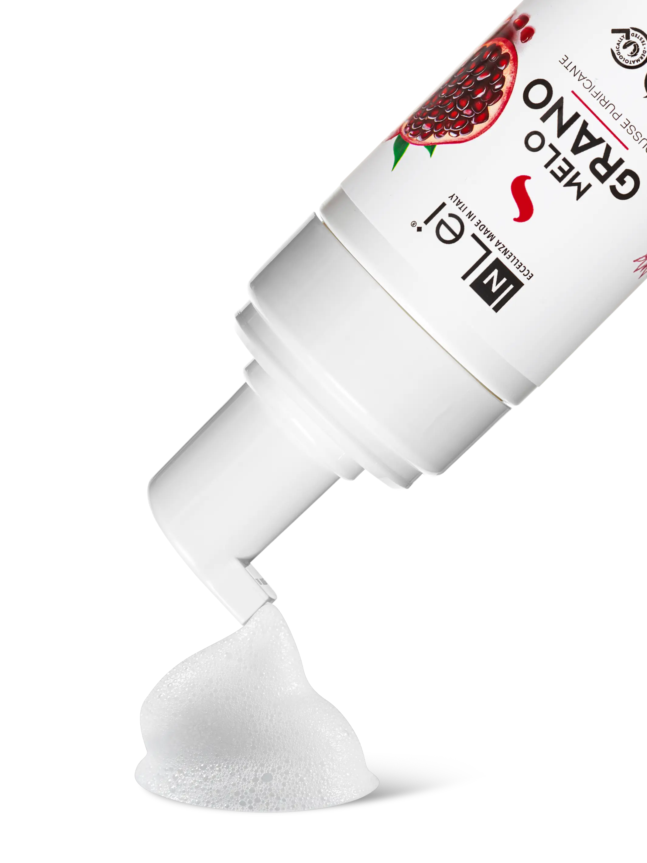 InLei® MOUSSE MELOGRANO NAR EKSTRELİ – Kirpik, Kaş ve Yüz İçin Arındırıcı Temizleyici Köpük 100 ml