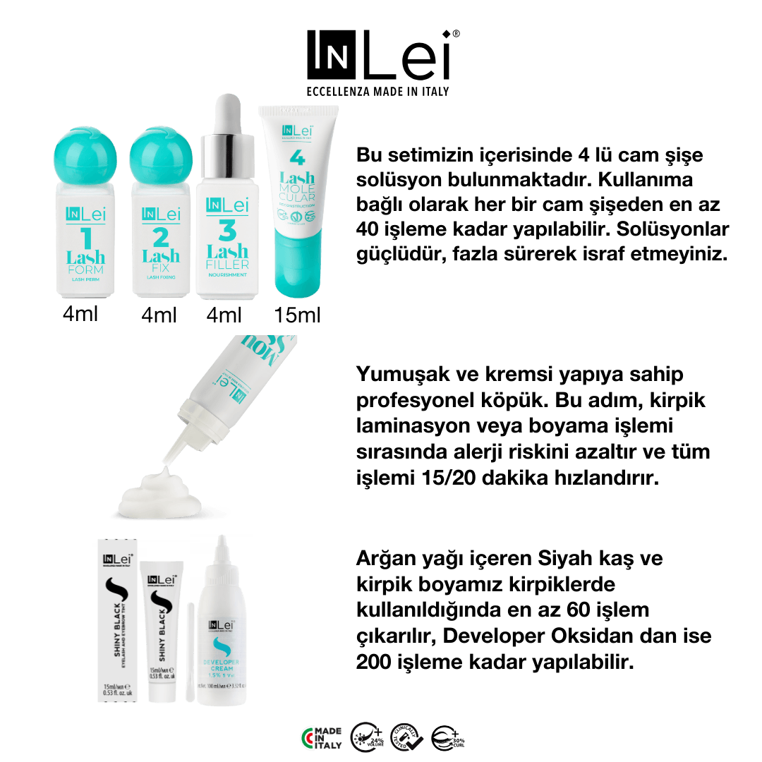 LASH FILLER Kit 25.9 Kirpik Lifting Besleyici Profesyonel Set