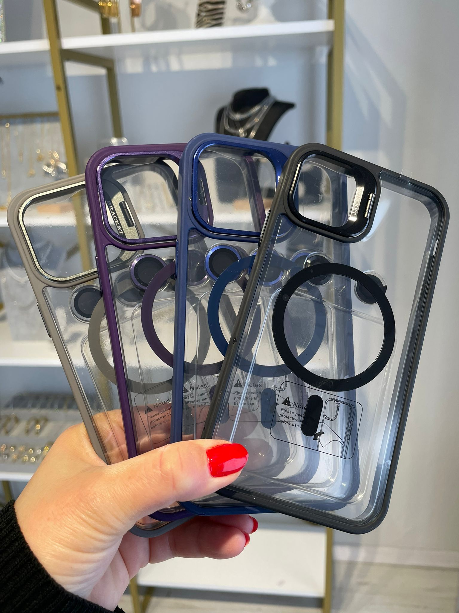 Lens Koruma Hediyeli Standlı Kılıf