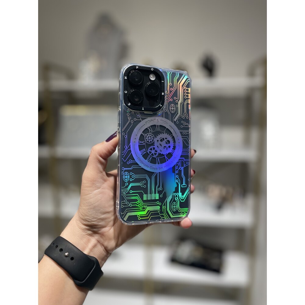 Mekanik Hologramlı Magsafe Kılıf