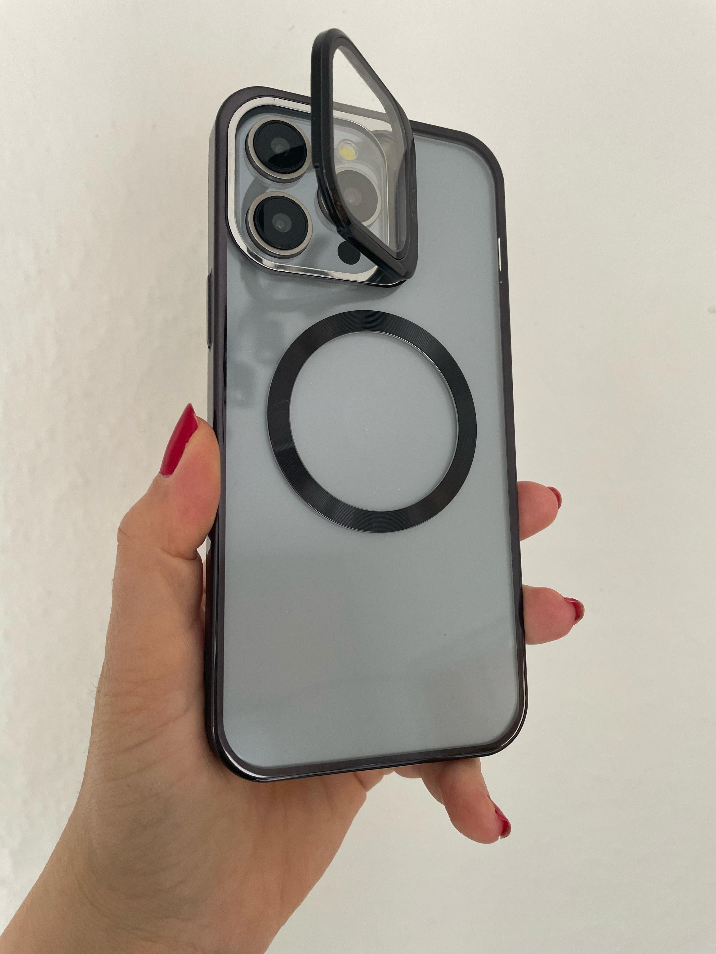 Cam Standlı Magsafe Kılıf