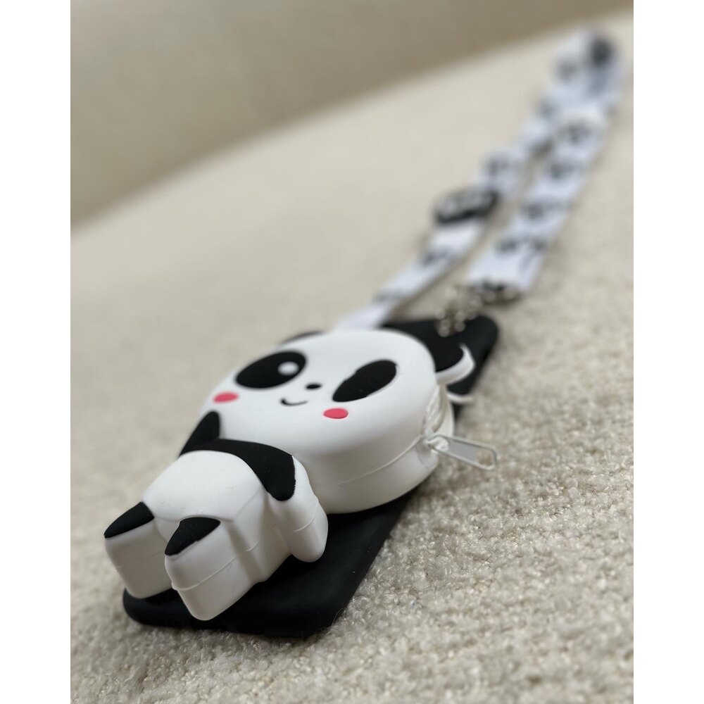 PANDA DESENLİ CÜZDANLI KILIF