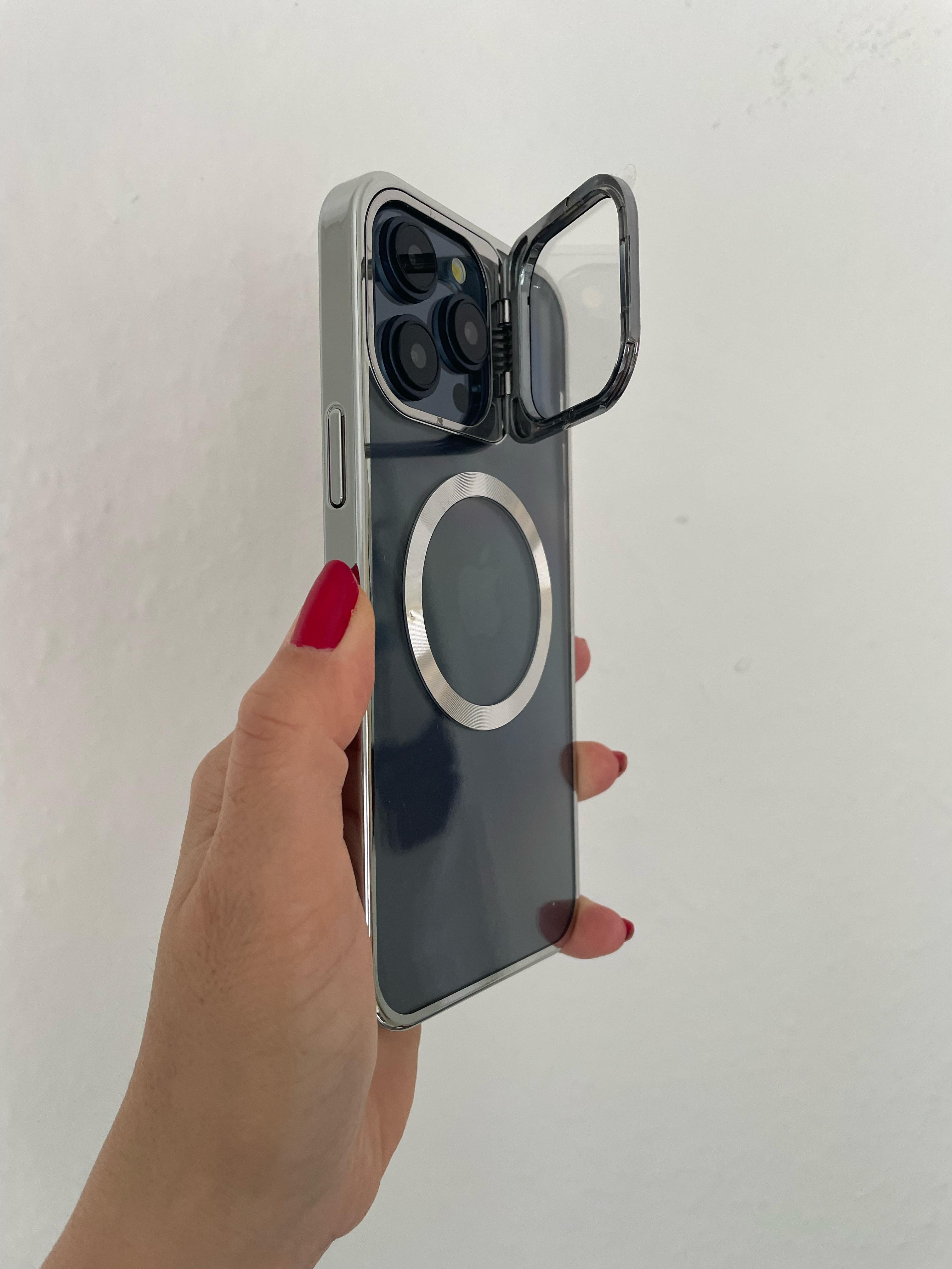 Cam Standlı Magsafe Kılıf