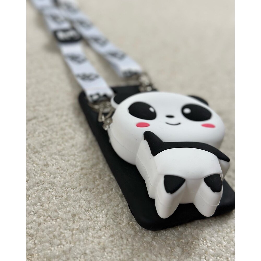 PANDA DESENLİ CÜZDANLI KILIF