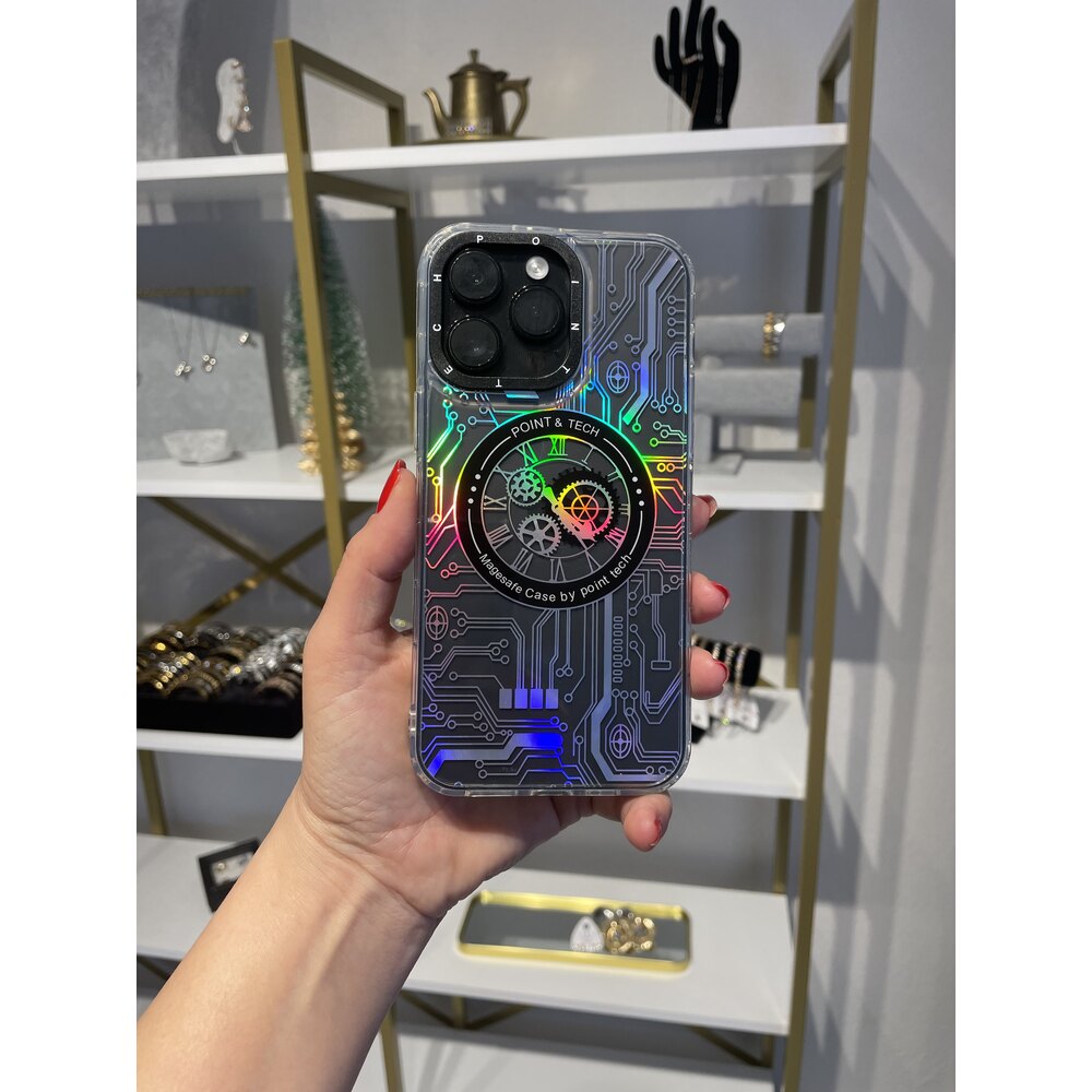 Mekanik Hologramlı Magsafe Kılıf