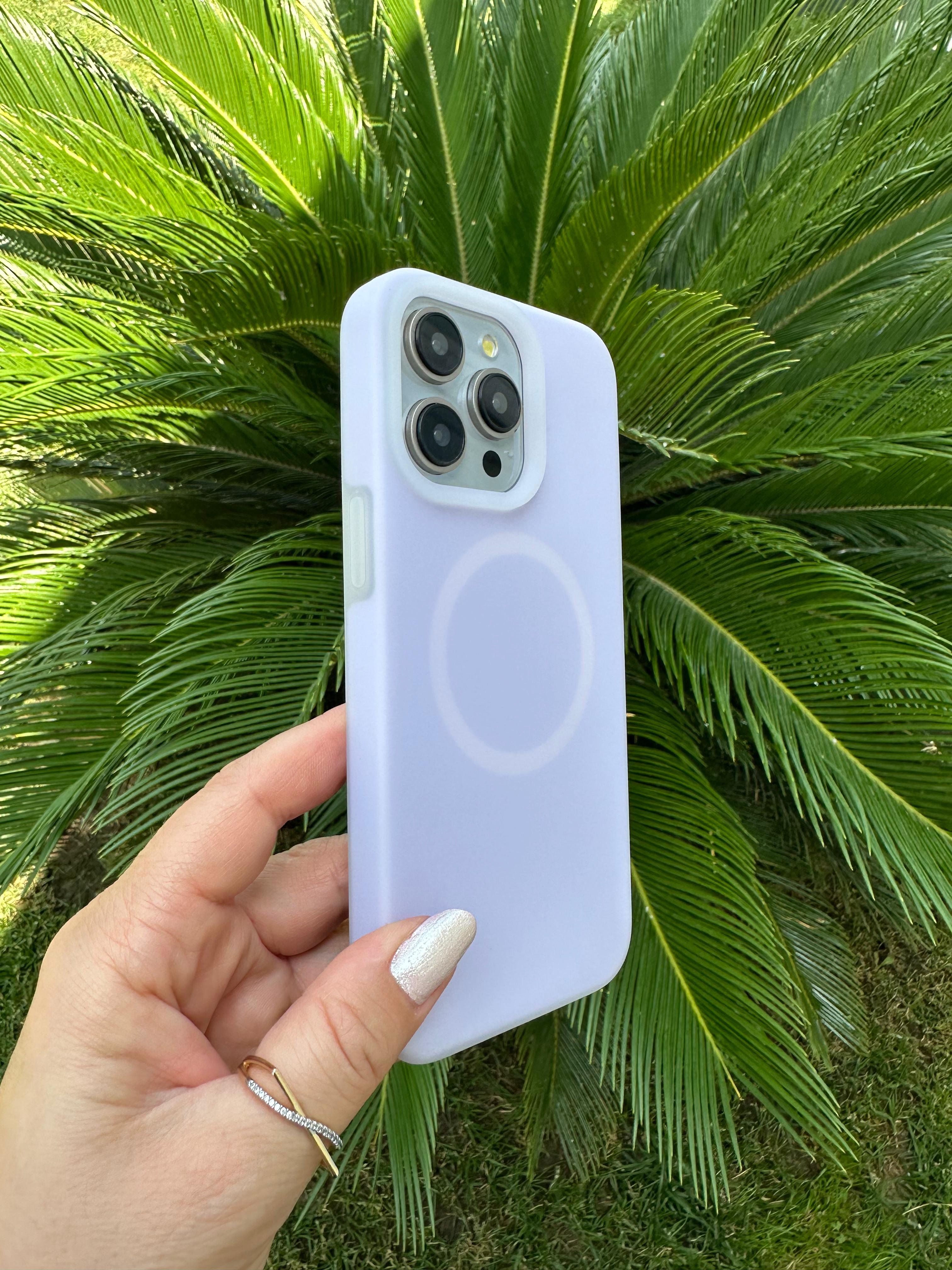 Magsafe Özellikli Pastel Kılıf - Lila
