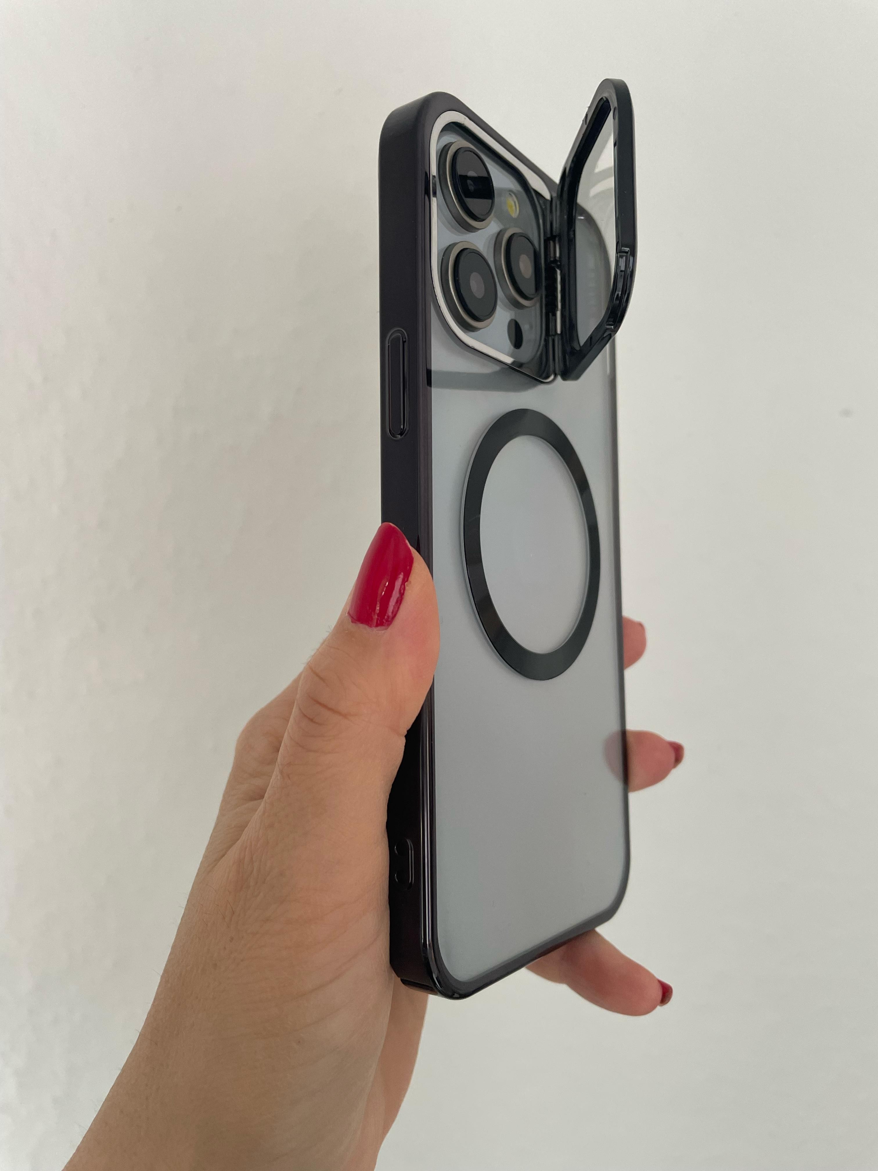 Cam Standlı Magsafe Kılıf