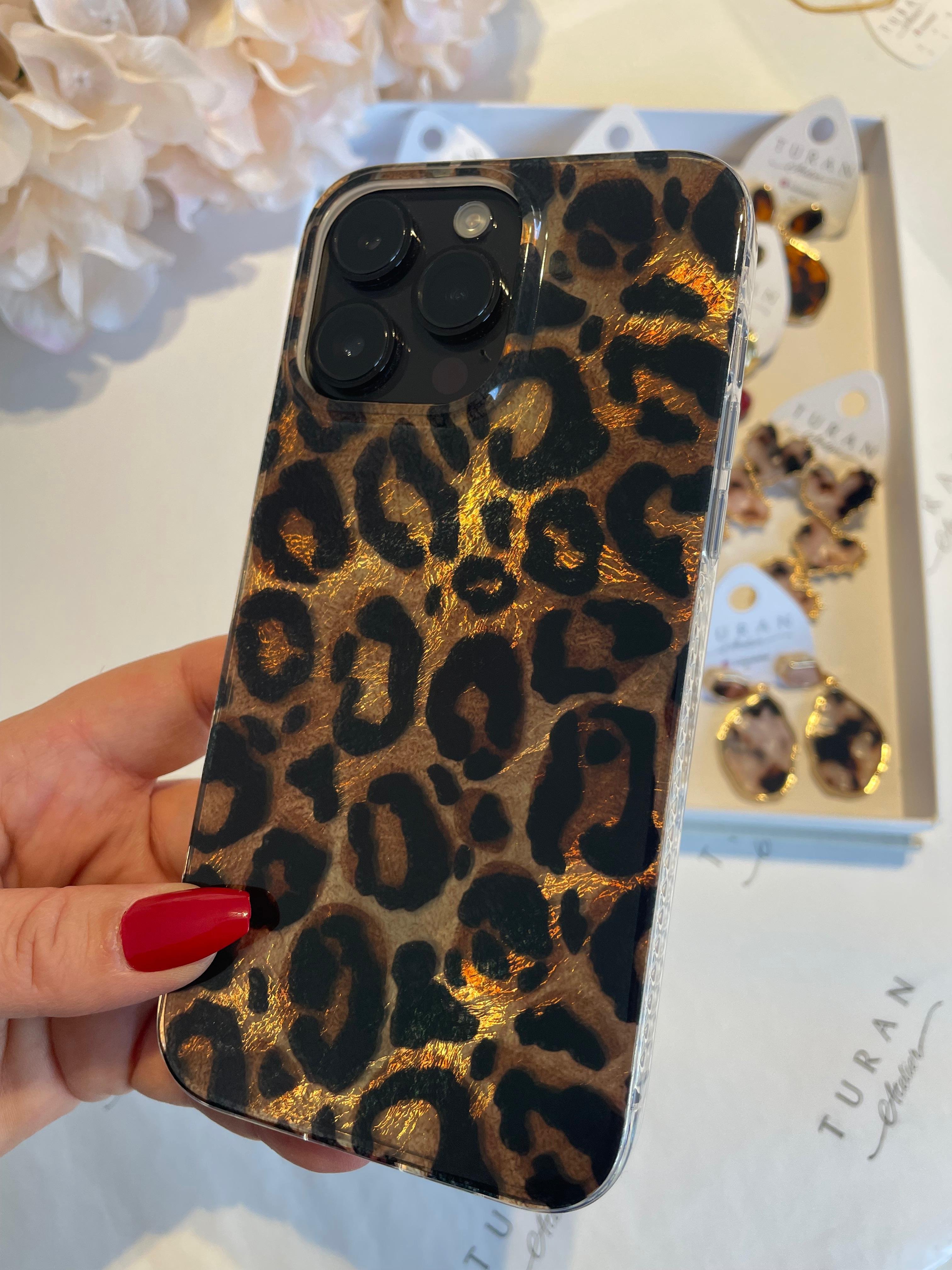 Glamour Hologram Leopar Kılıf 