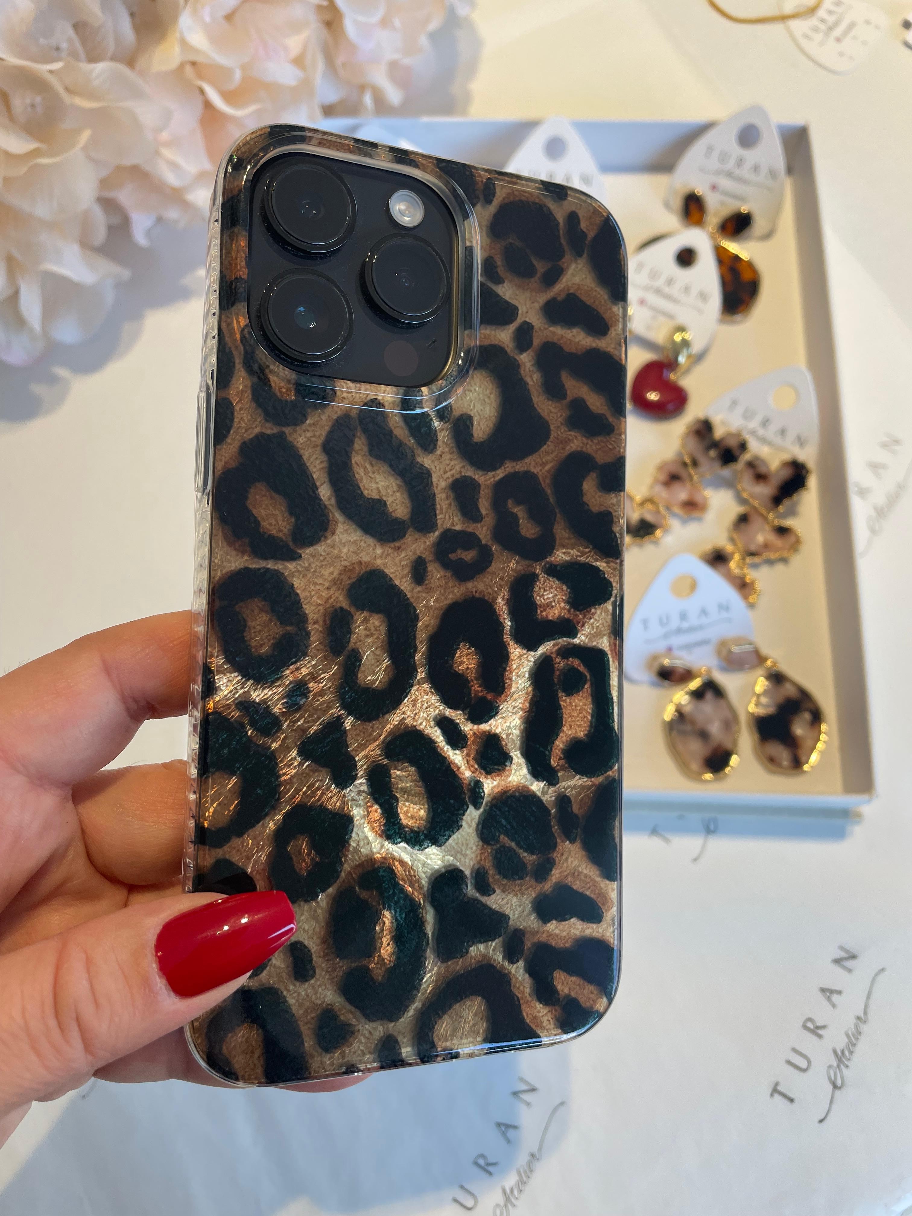 Glamour Hologram Leopar Kılıf 