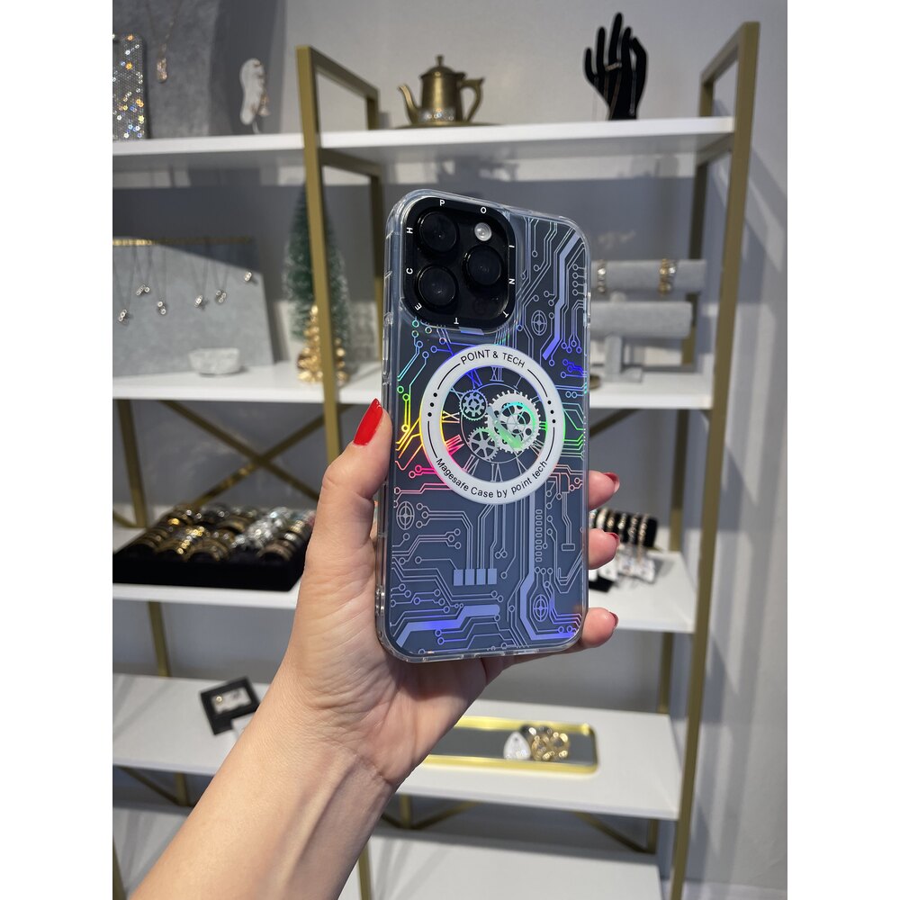 Mekanik Hologramlı Magsafe Kılıf