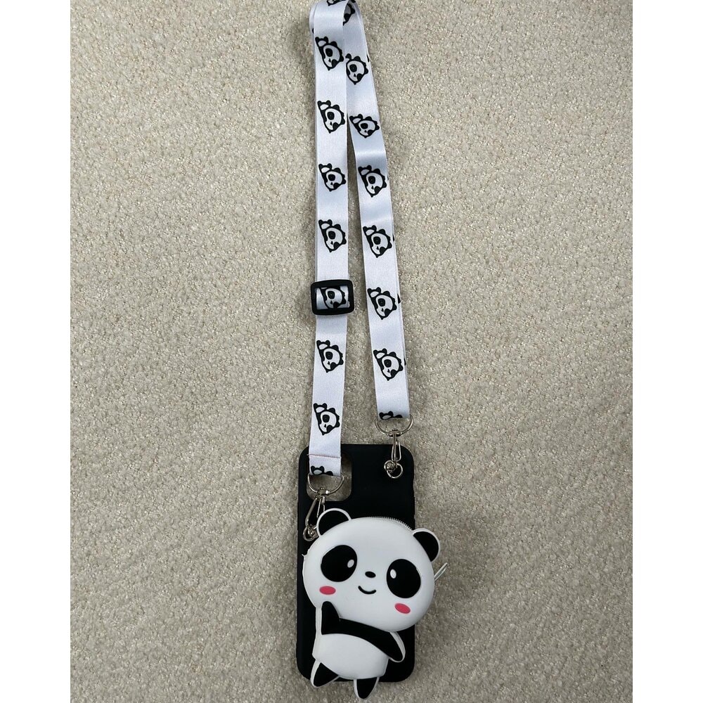PANDA DESENLİ CÜZDANLI KILIF
