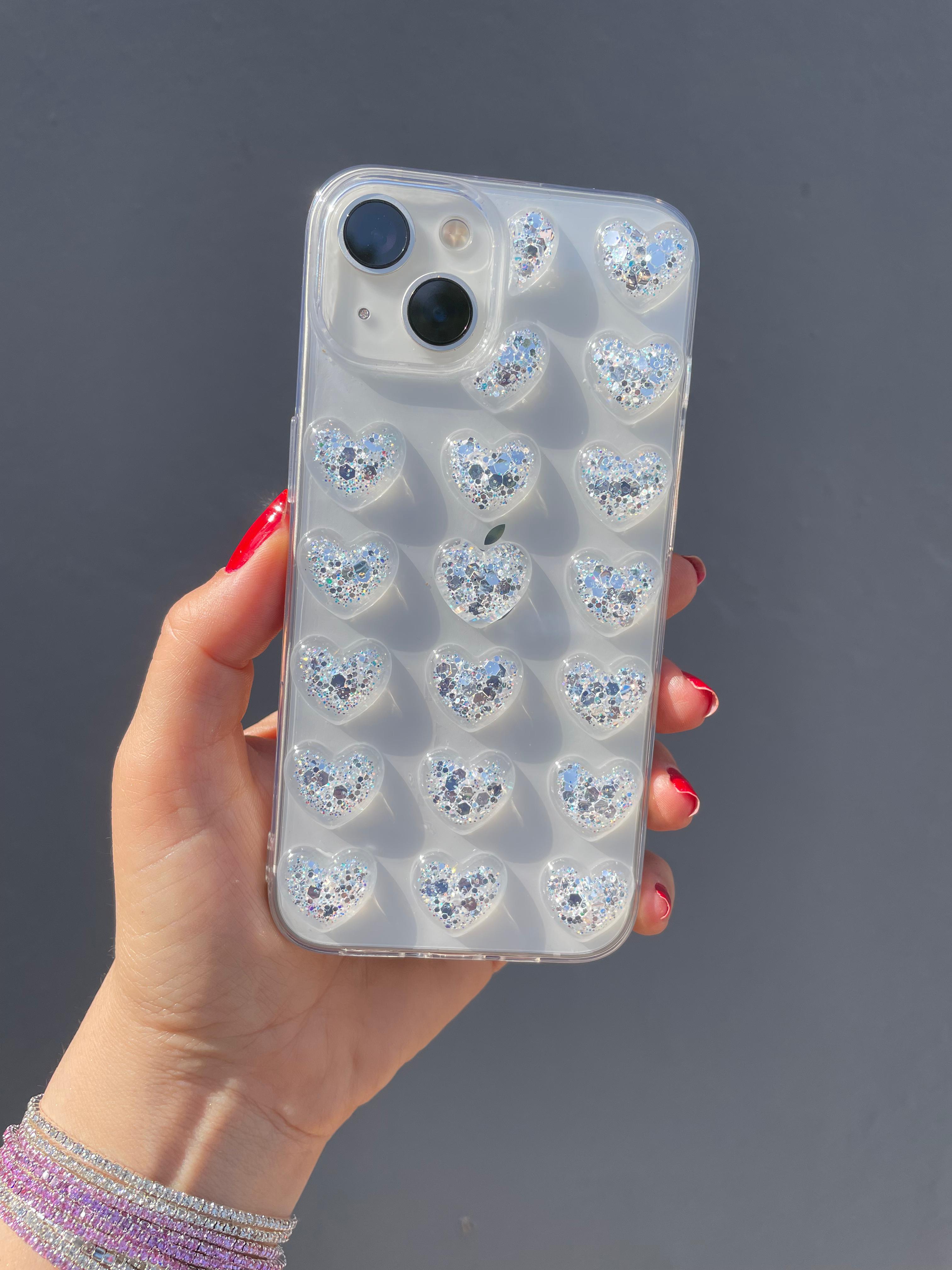 Simli Kalpli Şeffaf Kılıf